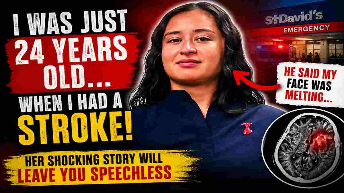 24-year-old Texas ER nurse shares her shocking stroke survival story after sudden symptoms led to emergency treatment.