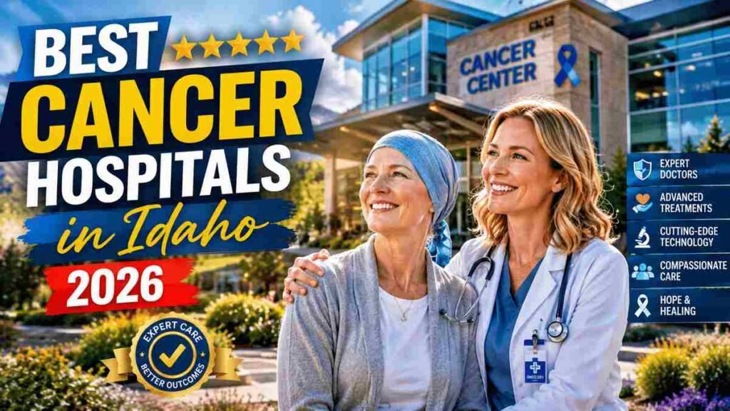 Best Cancer Hospitals in Idaho 2026 featuring leading Idaho cancer centers, experienced oncologists, advanced treatments, and patient-focused cancer care.