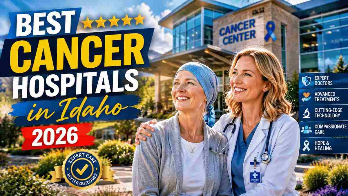 Best Cancer Hospitals in Idaho 2026 featuring leading Idaho cancer centers, experienced oncologists, advanced treatments, and patient-focused cancer care.